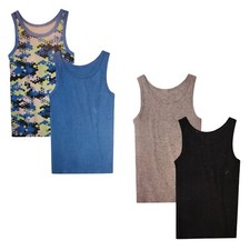 2x pepperts Kinder Jungen Unterhemden Unterhemd 2er Pack 100% Baumwolle