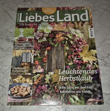 Liebes Land 10/2014 Esskastanien Walnüsse Kraniche Eicheln Herbarium Essig Laub