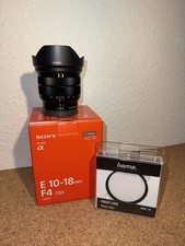 Sony Weitwinkel Zoom Objektiv SEL 10-18mm F4.0 OSS APS-C E-Mount Schwarz