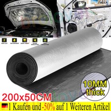 2m Auto Motorraum Motorhauben Stirnwand Dämmung 10mm Selbstklebend KFZ Dämmmatte