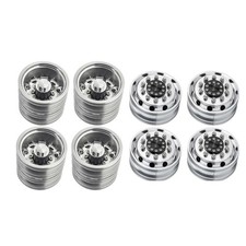 8 Stück Metallfelge Nabe 10