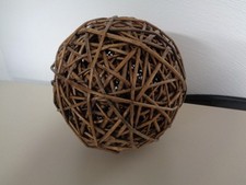 Weide Kugel, Deko aus Naturweide, handgearbeitet, 20cm