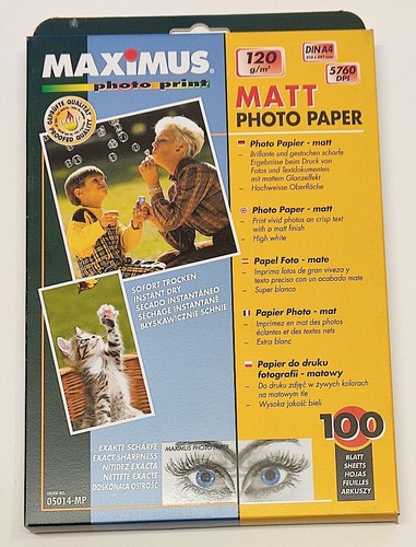 Fotopapier 120g photo matt - fotopapier,