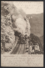 alte Postkarte, Semmering in