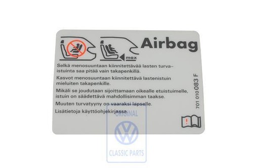 Vag syncro airbag - vag,