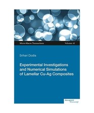 Experimental Investigations and Numerical Simulations of Lamellar Cu-Ag Composit