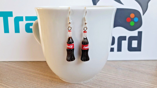 Ohrringe cola fans mini - ohrringe, fans.