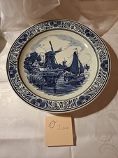 Wandteller  31 cm Ø Blauw