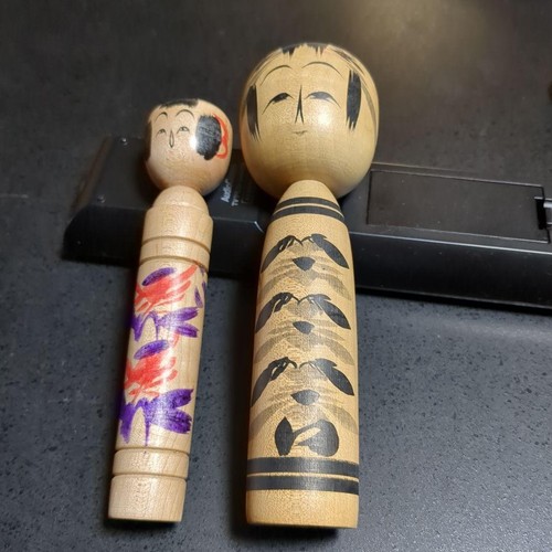 Japanische kokeshi puppe 2er - japanische,