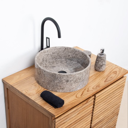 Marmor aufsatz waschbecken - marmor,
