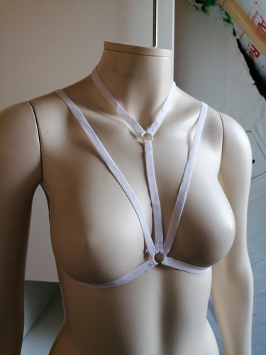 Neue harness gothic cage bra - gothic,