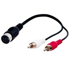 20cm Y Kabel Adapter 2x Cinch