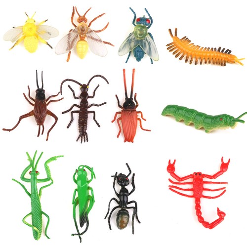 12x plastik tier figuren set - 12x,