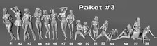 16x Akt Frauen Figuren - PAKET