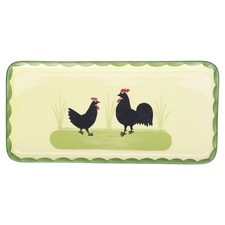 Königskuchenplatte klein  Zeller Keramik Hahn & Henne