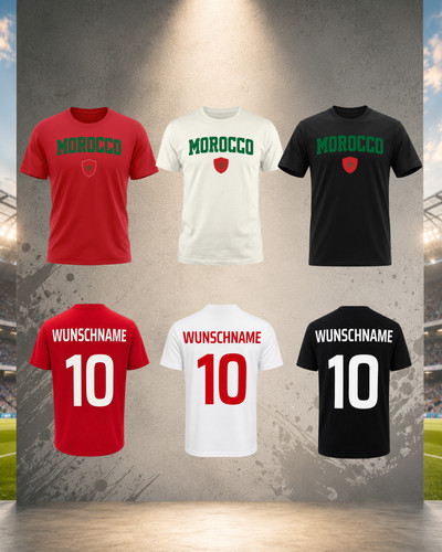 Morocco tshirt trikot wunsch - trikot,