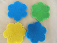 4 x Original SWISCH Spülschwamm / Fusselbürste Kochblume