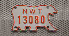 Kanada Nummernschild NWT Kennzeichen ATV Schild Northwest Territories Canada