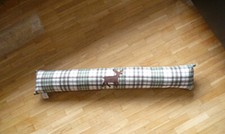 Zugluftstopper Fenster Türen ca. 17 x 92 cm Baumwolle mit Motiv Hirsch NEU