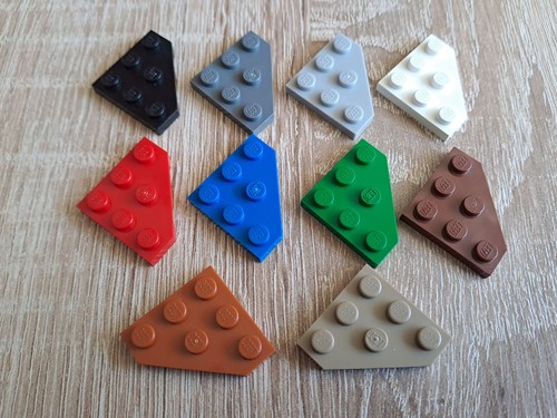 Lego 2450 eck - 2450, eck-platte