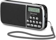 TechniSat Viola 3 Tragbares DAB+/UKW-Taschenradio LCD Display LED-Taschenlampe