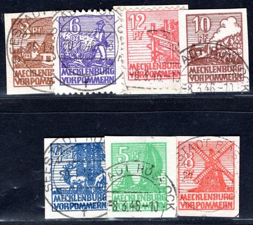 Sbz 1946 36x gestempelt - 1946, 29-36x