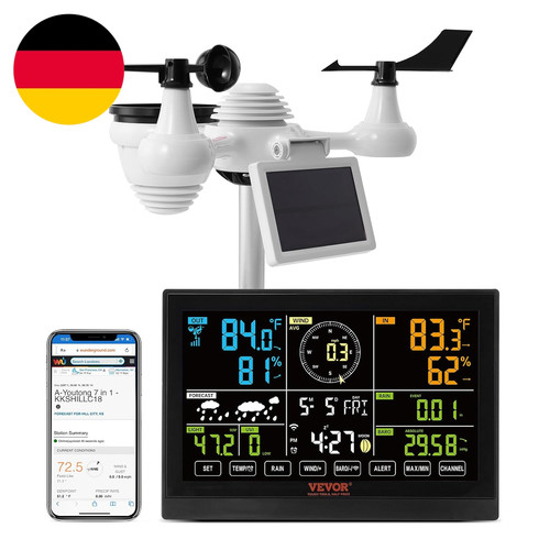 Vevor profi wlan wetterstation - vevor, wlan-wetterstation