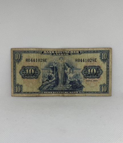 Banknote deutschland 10 - banknote,