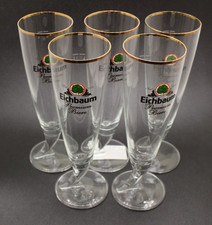 5x Eichbaum  - Biergläser 0,3 Liter-  Design Glas