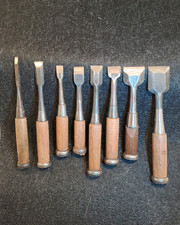 Original japanische Stemmeisen Stecheisen Nomi Set gebraucht/ vintage