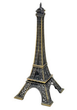 Eiffelturm Modell Bronze Tone France Miniatur - Souvenir ca. 5,9 x 5,9 x 14,5 cm