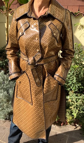 Fendi wasserdichter trenchcoat - fendi,