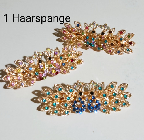 Goldf haarspange haarklammer - 1,