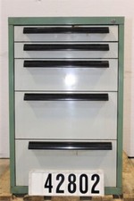 Schubladenschrank Werkstattschrank Werkzeugschrank Lagerschrank 5 Auszüge 42802