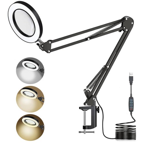 Dimmbare lupe mit - 2-in-1,