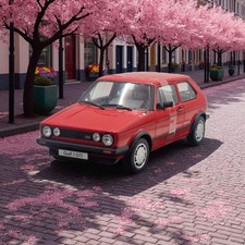 1:18 Welly VW Golf 1 GTI Pirelli 1983 red