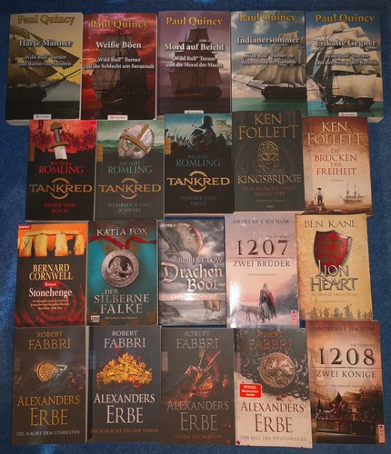 Bücherpaket 20x historische - bücherpaket,