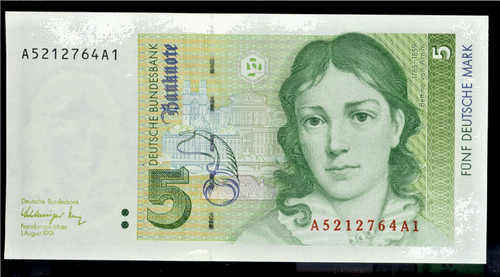 Deutsche mark banknote 1991 - deutsche,