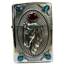 Zippo Feuerzeug Horse Head Sturmfeuerzeug Benzin Pferdekopf