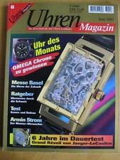 Uhren-Magazin Nr 6 1997 Armin Strom, Xemex, Dufeau, Jaeger-Le Coultre, Glasbode