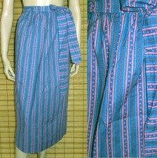 BLAU/ROSA GEMUSTERTE