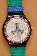 SWATCH CHRONO “Performance” SCN108 SCN 108 Grün 1994