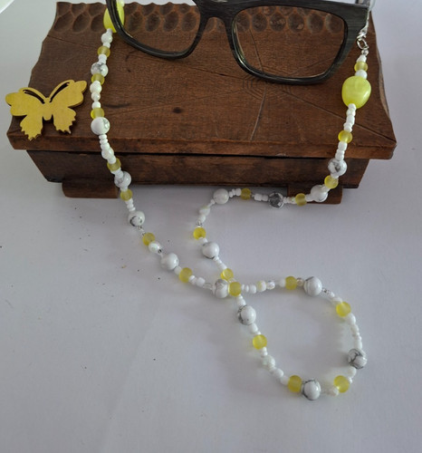 Brillenband brillenkette gelb - brillenband,