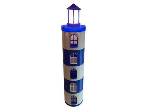 Leuchtturm mit led licht - mit,