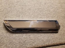 Hitzeschutz Auspuff Hitzeschutzblech Chrom Motorrad Sportroller  45 cm x 12 cm