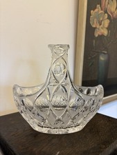 Nachtmann Henkelkorb Aus Bleikristall Kristallschale Korb Obstschale