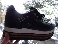 Hogan Sneaker Plateau schwarz