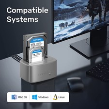 Externe Festplatten Dockingstation/Gehäuse USB 3.0 für 2.5 3.5 Zoll SATA SSD HDD