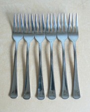 WMF CROMARGAN DENVER 6 KUCHENGABELN 15,7 CM