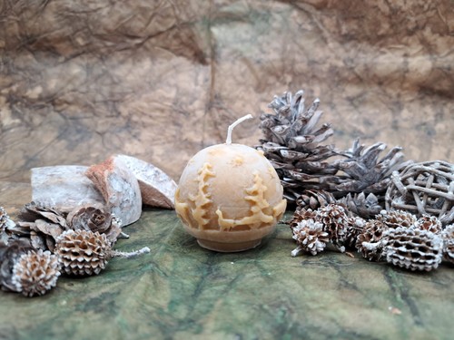 Wachskerzen weihnachtskugel - weihnachtskugel,